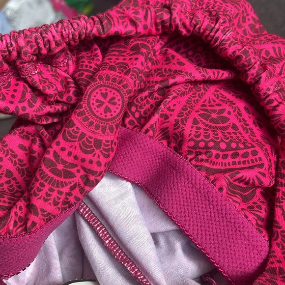 Prana Quinn Dress Pink Print Size Medium - Picture 5 of 5